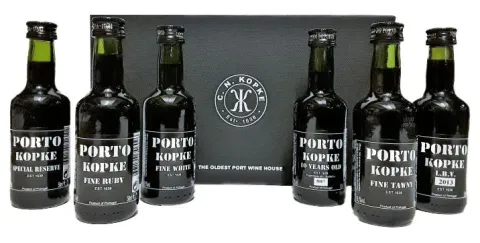 Kopke Port Miniaturen Cadeaupakket