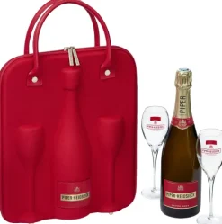 Piper-Heidsieck Brut Travelbag + 2 glazen cadeauverpakking